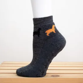 Tey-Art Gripper Ankle Alpaca Socks