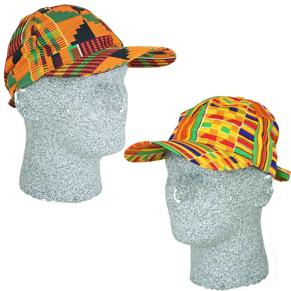 Unisex Kente Print Golf Hats