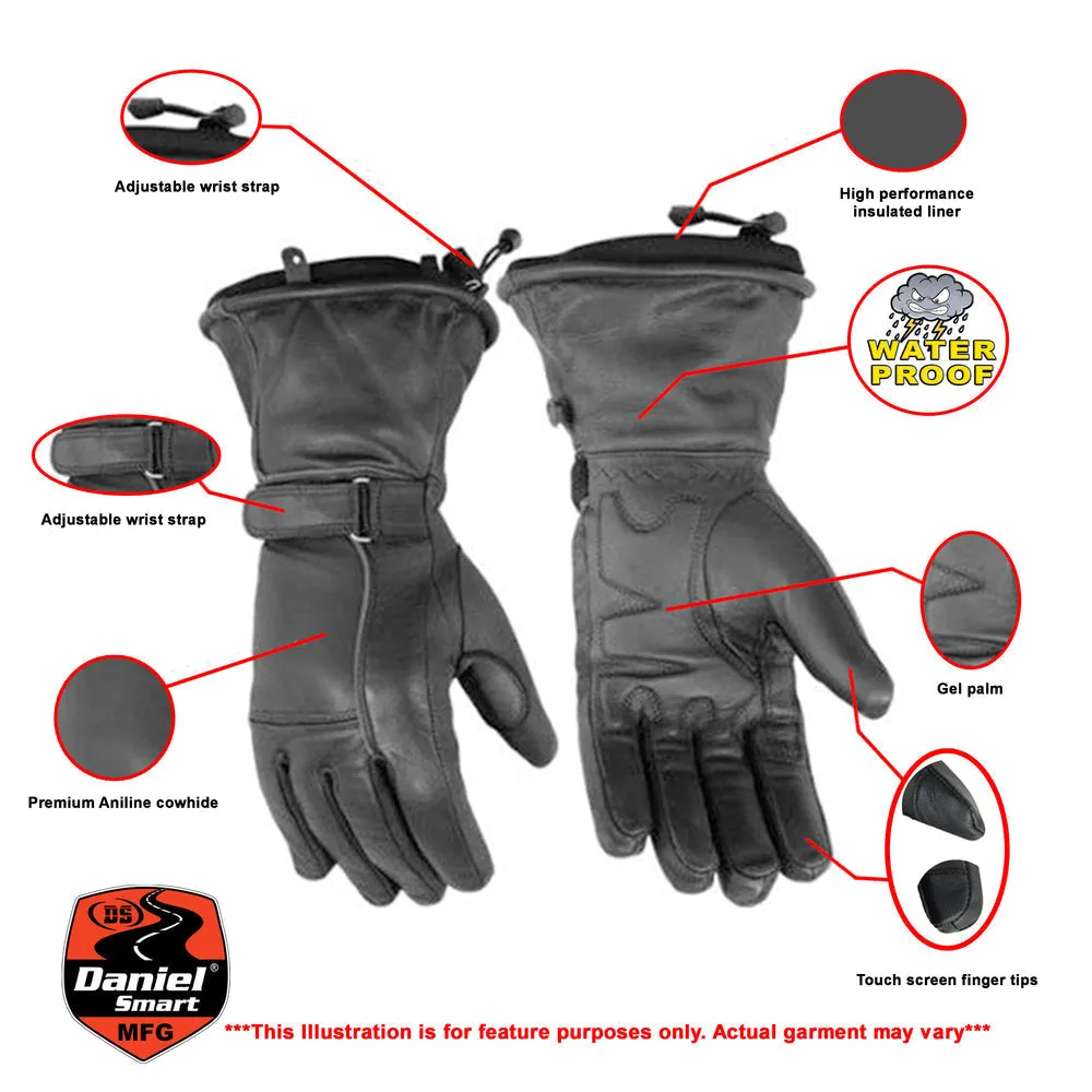 Women's Black High-Performance Insulated Gloves – Waterproof,  Adjustable Strap